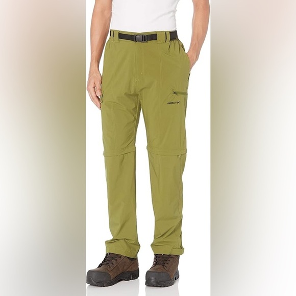 Arctix Men’s Cliff Convertible Pants in Olive Green Size XXL - Picture 3 of 14